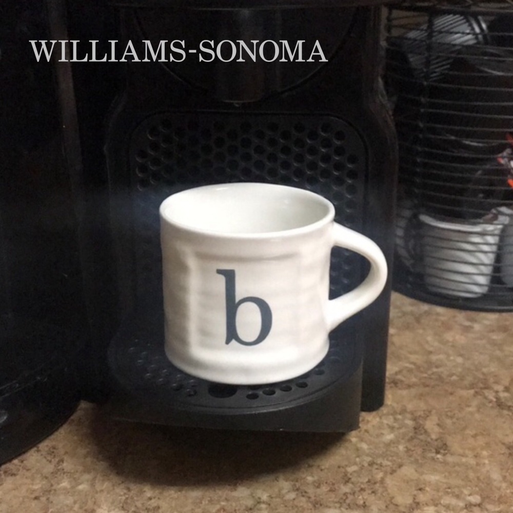 Williams Sonoma Monogram Espresso Cup